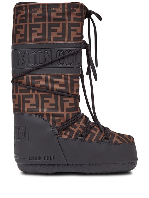 fendi moon boots pink|fendi boot size guide.